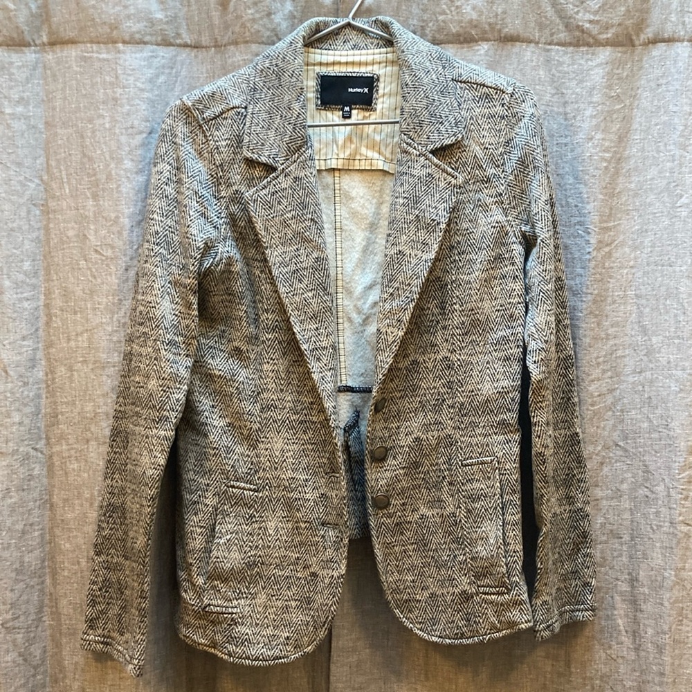 Hurley Gray Blazer Suit Jacket